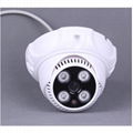 1/2.8" Sony 138+8520 1200tvl HD Analog Camera 30m White Surveillance Dome Camera 1