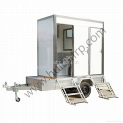 HUIDA Outdoor mobile portable toilet with trailer