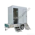 HUIDA Outdoor mobile portable toilet trailer toilet 2