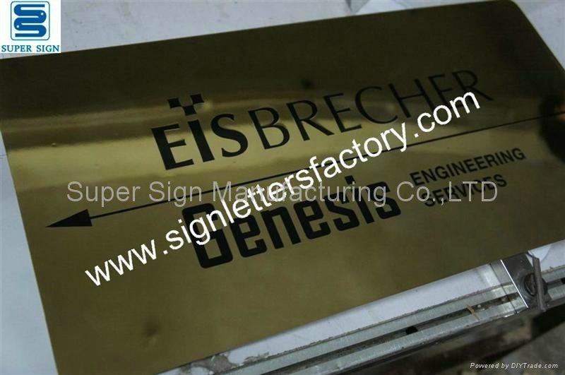 Etching sign panels 3