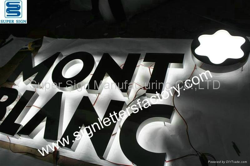 halo lit LED sign letters 4