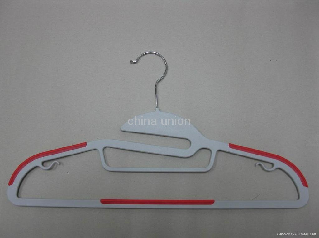 ABS hanger with TPR anti slip-Red