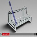 Clear Acrylic Toothbrush Holder 1