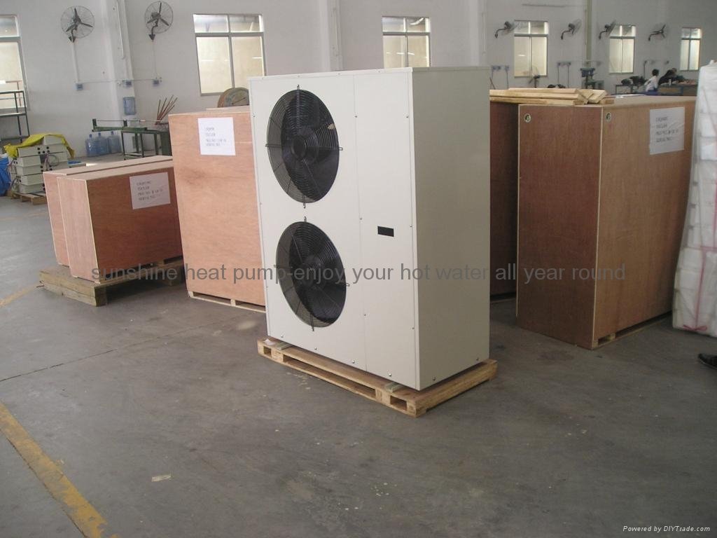 EVI Air source heat pump unit horizontal type low ambient-25C (10KW-31.5KW) 2