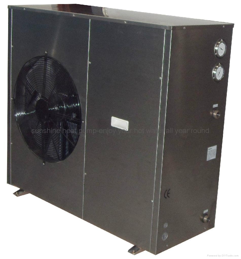 EVI Air source heat pump for radiator/floorheating low ambient-25C (10KW-31.5KW) 2