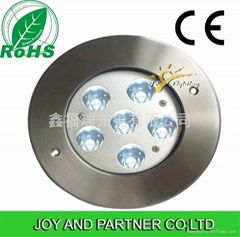 6W LED underground light with plastic sleeve，IP67，CE certificated 