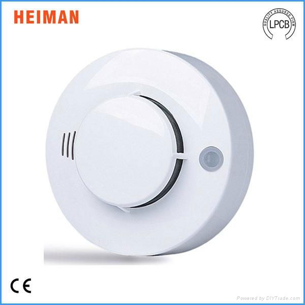 9V Battery Operated Stand Alone Infrared Photoelectric Sensor Smoke Detector