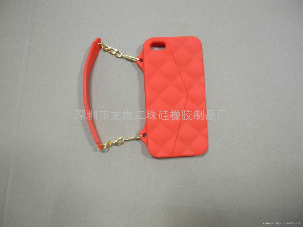 iphone5/5s handsbag silicone case 4