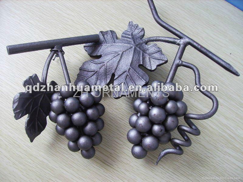 wrought iron grape for fence 4