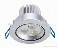 3*3W led down light