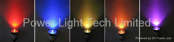 5W RGB LED Spotlight Bulb Lamp/RGB E27 aspot/RGB GU10/RGB MR16 spot 3
