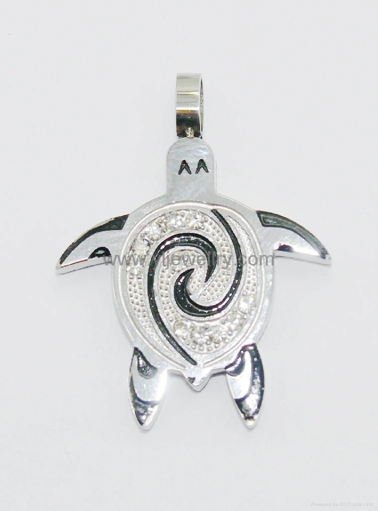 The heart shape 316L stainless steel Pendants 2