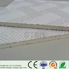 PVC gypsum ceiling tile