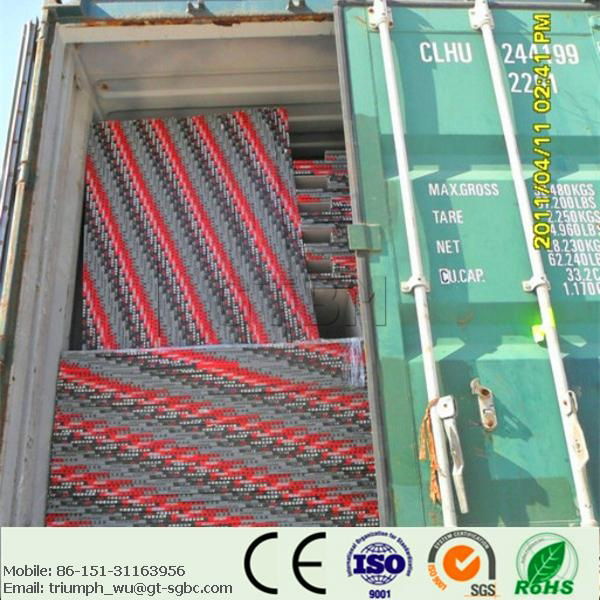 Fireproof gypsum board 1200*2500 by wagon to Russia 5