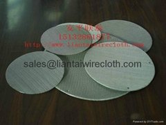circular dutch weave mesh filters