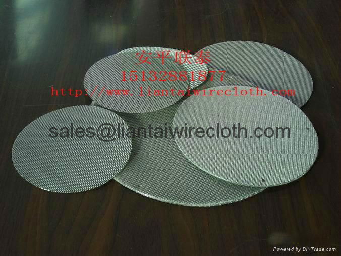 circular dutch weave mesh filters