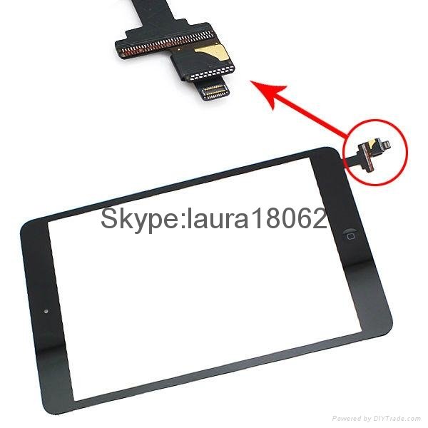 Touch Screen Digitizer with IC Home Button Assembly For iPad Mini