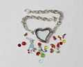 Wholesale glass locket bracelet 2