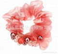 bright-coloured comfortable headdress flower for hair tieing  2