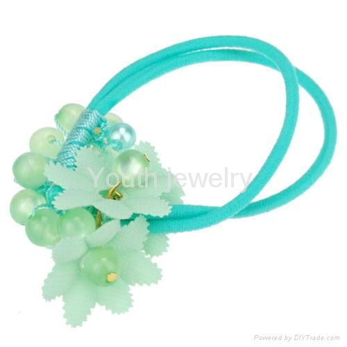 Beads Flower Hair Holder 2