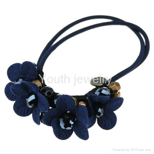 Beads Flower Hair Holder 3