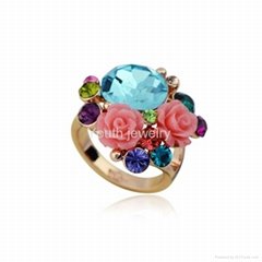 2014 hot sell simply design fashion ring  for women
