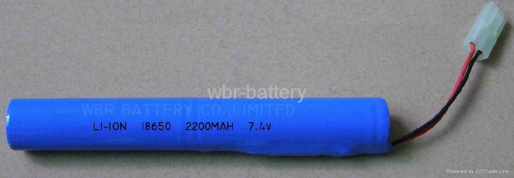 鋰離子電池組-7.4V 2200mAh