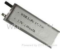 Li-polymer Battery-3.7V 2000mAh