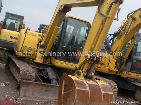 Used Komatsu PC60-7 Mini Excavator Digger 6 Ton