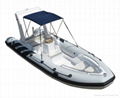 sports boat rib boat rigid inflatable boat