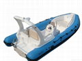 Sports boat pleasure boat rigid inflatable boat Rib boat 3