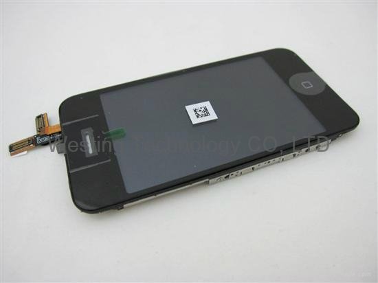 Complete Display LCD with Touch Screen Assembly Black for iPhone 3G Original  