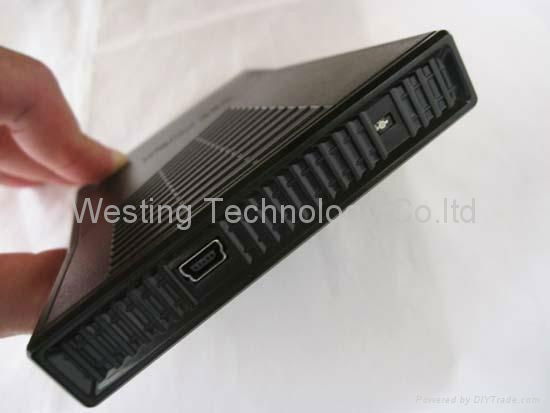 Mobile Mini 2.5 inch USB Hard Disk Case Enclosure Black for Xbox360 5