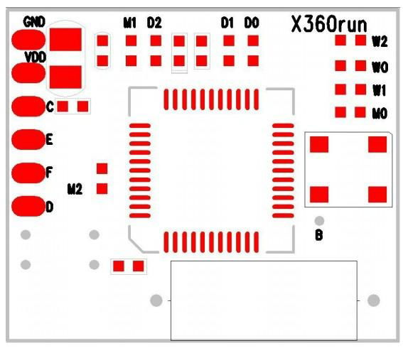 X360Run Glitcher Board with 96MHZ Crystal Oscillator Build for All XBOX360 Slim 4