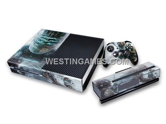 Crystal Epoxy Skin Sticker Colourful for XBOX ONE System + Wireless Controller 
