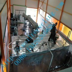 vacuum distillation machine  to base oil from motor oil