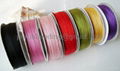 silk ribbon,100% pure silk taffeta ribbons for embroidery 1