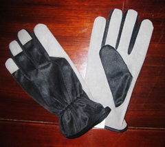 synthetic leather gloves