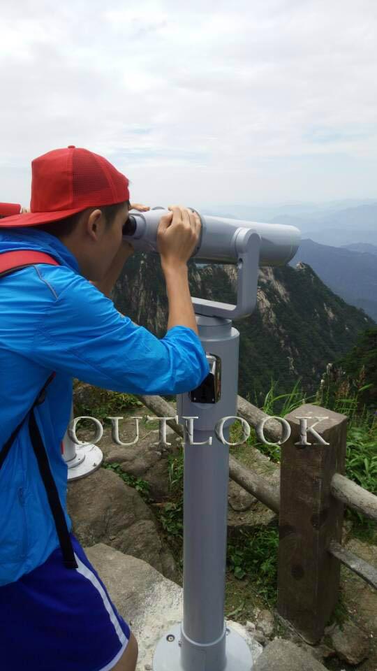 高倍望远镜投币式25X100望远镜广泛安装在船上，各旅游景区，高档写字楼 5