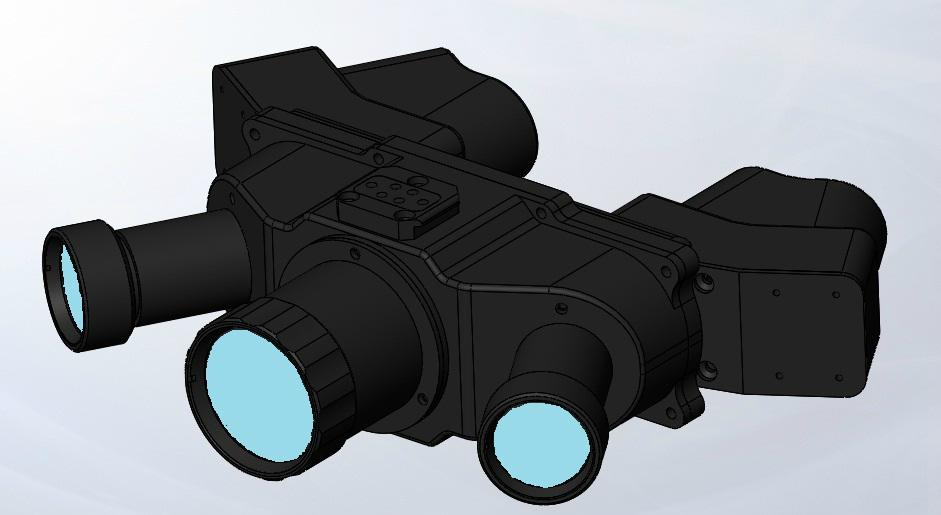 Ultra wide view night vision telescope panoramic night vision