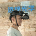 Head mounted night vision binocular high