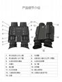 Dual-screen Binocular Infrared Night Vision Device With Helmet Mount Binoculars