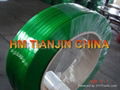 Green smooth /Embossed  plastic strap ,PET Strap,Polyester Strap