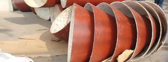 Ceramic Tile lined pipe reducer