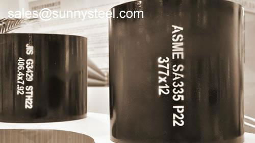 ASTM A335 P22 alloy steel pipe 3