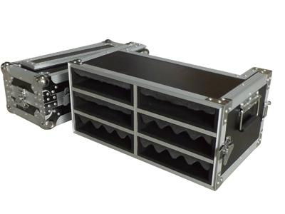 wireless microphone receiver flight rack case 