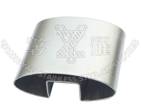 Stainless steel oval slot pipe