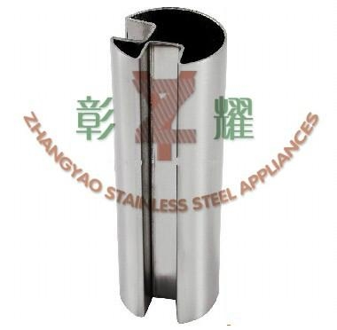 不鏽鋼異型管-180°圓雙槽管 3