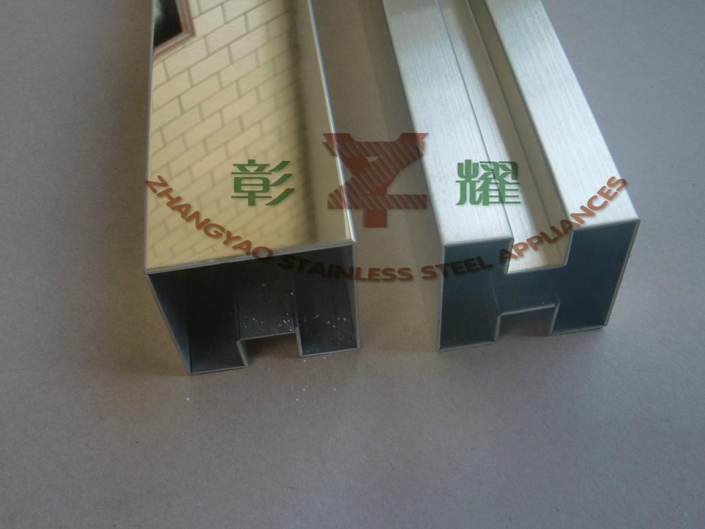 不锈钢方单槽管 5