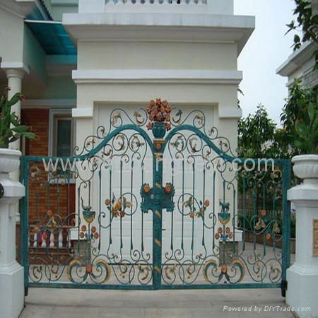 wrought iron gate